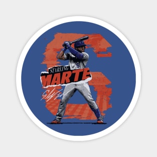 Starling Marte New York M Rough Magnet